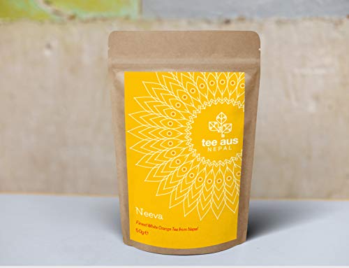 Neeva White orange tee 50g | Vollblatt weißer Tee | Whole leaf white tea | Weißer Tee aus Nepal | 50g Cover