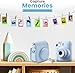 FUJIFILM INSTAX Mini 12 Holiday Bundle 2025 | with Extra Instax Mini Film + 4 Pk AA Batteries & Sunshine Photo Microfiber Cleaning Cloth (10 Items) (80 Sheets, Pastel Blue)