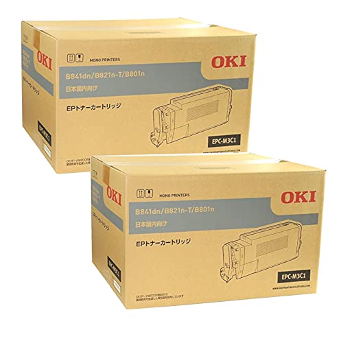 Amazon | 【純正品2本セット】 沖データ トナーカートリッジ EPC