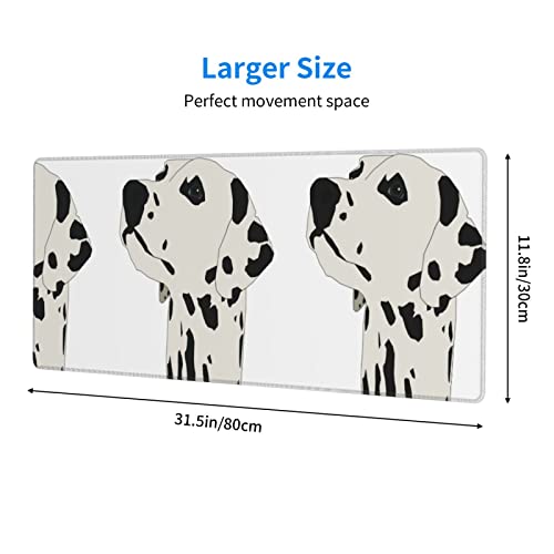 Tapis de souris Dalmatien grand format pour protéger le bureau
