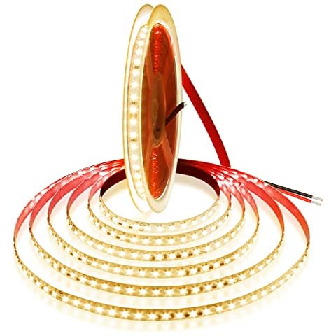ALITOVE 65.6ft Warm White LED Strip Lights Cover