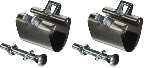 Image of Eastman 1-1 /2 Inch IPS Pipe Repair Clamp, 3 Inch Length, Stainless Steel, 45189 (Pack of 2)