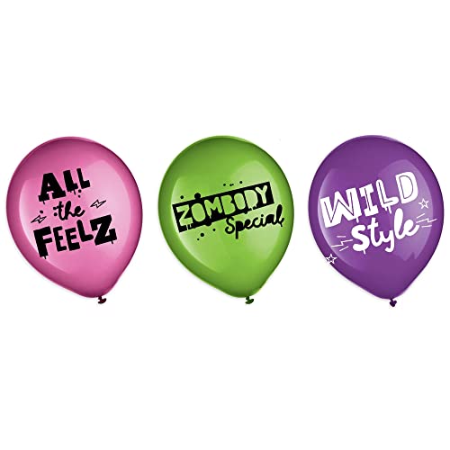 Image of Latex Balloons - 12 inch - Perfect for Birthdays, Theme Days & Special Events, Zombies 3, Pack of 6