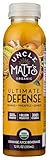 Uncle Matt's Organic Juice Juice Beverage Plastic Bottle, Orange Defense Tumeric & Probiotics, 12 Fl Oz