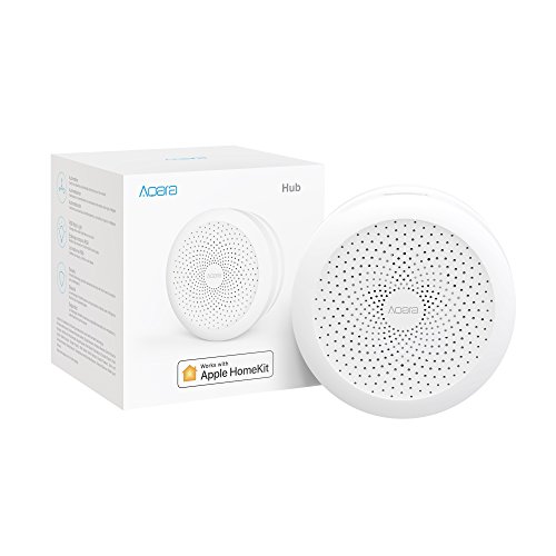 Aqara Hub, Wireless Smart Home Bridge for Alarm System, Home Automation, Remote Monitor and Control, Works with Apple HomeKit, Google Assistant, and Compatible with Alexa