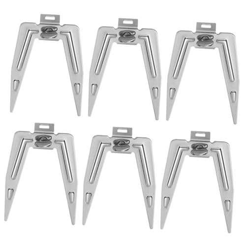 BESTonZON 6 Sets Rotating Chicken Forks for Oven Grill Versatile Meat Fish Bbq Forks Oven Supply for Delicious Roasting Grilling