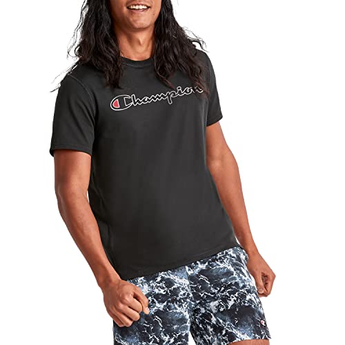 Image of Champion Boys T-Shirt, Kids' T-Shirt For Boys, Lightweight Tee for Kids, Script & Print