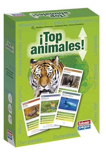 Falomir - Top Animales | Aventura de Conocimiento Faunístico | para 2-5 Jugadores (Edad 8+)