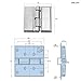 Zinc Alloy Hinges, Stainless Steel Cover Plates Industrial Electrical Control Cabinet Hinges Heavy-Duty Door Hinges 1Pcs(Small)