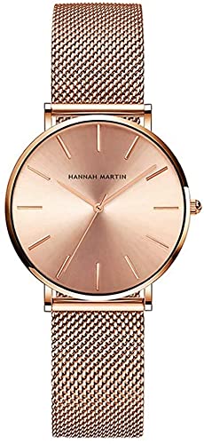 Consejos para Comprar Reloj Donna Karan , listamos los 10 mejores. 50 Relojes Mujer Pulseras Cuarzo con Correa de Malla Oro Rosa Resistente al Agua Reloj Regalo (Rose)