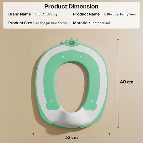 Image of StarAndDaisy Potty Seat /Chair for Kids 1-5 Years / 3-In-1 Baby Toilet Training Seat with Anti-Skip Pads, Removable Potty Pot, Potty Training Seat for Baby & Kids -Aqua