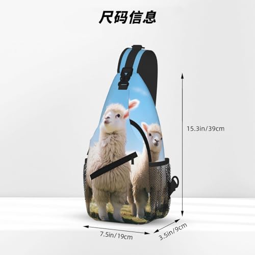 Mochila cruzada tipo sling para viaje y senderismo unisex miniatura 4