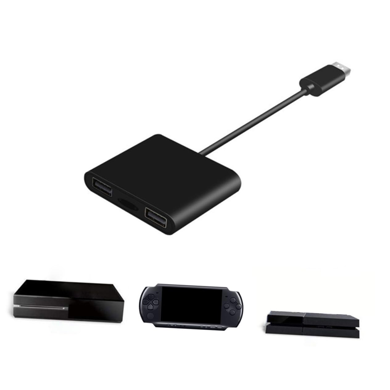 OSALADI Game Controller USB Converter Adaptateur Compatible Switch Contrôle avec Clavier Et Souris De Latence Sensibilité Durable Nécessite Manette Originale