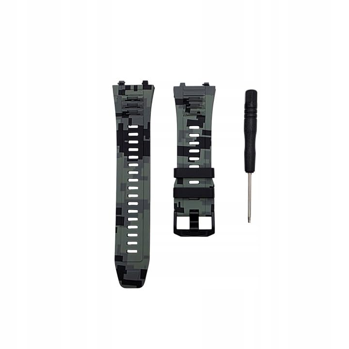 OEM Rugged 22mm Silicone Strap for Shyenah DM58 Smartwatch with easy replacement driver (Red)-image-18