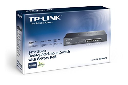 Switch PoE+ TP-Link Jetstream TL-SG1008PE con 8 puertos Gigabit y hasta 124W de potencia PoE miniatura 6