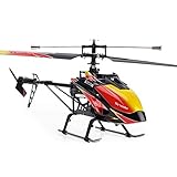 Llpeng Regalos RC Modelo de helicóptero con LCD transmisor Juguetes educativos de cumpleaños for niños 14+ 2,4 GHz Aviones Anti-caída de helicóptero RC helicóptero girocompás Incorporado Juguetes