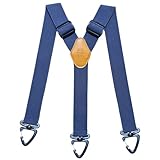 SULIHUA Bretelles pour homme, 3,8 cm de large, réglables, style Y élastique, convient aussi bien aux hommes qu'aux femmes sur les vêtements de travail en jeans