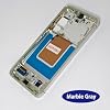 Pantalla de repuesto para Samsung Galaxy S24 SM-S921U1 con marco color mármol gris OEM | Resolución original, alta frecuencia de actualización, baja latencia en juegos; rendimiento estable de pantalla y sensor táctil probado 4
