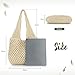 Jywmsc Bolso de Playa Grande de Paja para Mujer Tote de Rafia Tejida a Mano Elegante Bandolera Boho para las Vacaciones de Verano Imagen de Jywmsc Bolso de Playa Grande de Paja para Mujer Tote de Rafia Tejida a Mano Elegante Bandolera Boho para las Vacaciones de Verano