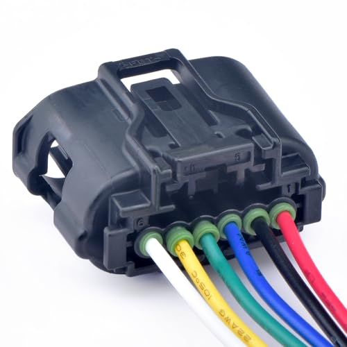 DECKBU 6 pin Replacement 90980-12303 Plug Connector Pigtail for DBW Accelerator Pedal Sensor for Toyota Mazda Suzuki Lexus Subaru by DECKBU - Used condition - Image 2