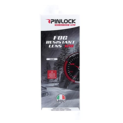 Agv Max Pinlock 120 Lens - Gt5 Clear N