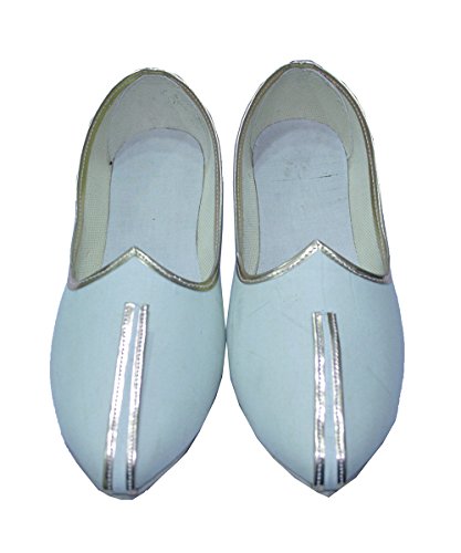 Mojari for Indian Mens Tradition Ethnic See Green Jutti and Sherwani Matching Shoes for Wedding Cover