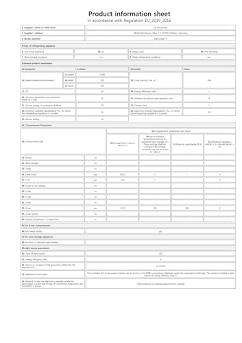 LG GBG5160CPY Stand Kühl-Gefrierkombination, InstaView, StiWa Gut, 349 L, Total NoFrost, WLAN, Prime Silver
