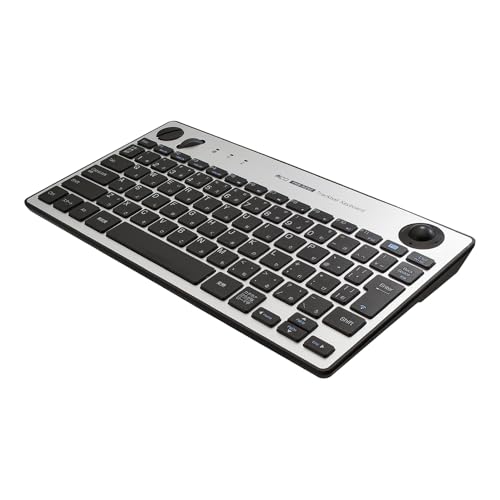 Amazon.co.jp: MCO 無線 キーボード トラックボール搭載 薄型