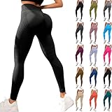 3D Anti Cellulite Leggings Damen LipöDem Cellulite Leggings Anti Leggings Kompression Compression High Waist Push-Up Hosen Yoga Fitnesshose Lange Sporthose für Yoga Fitness Bewegung
