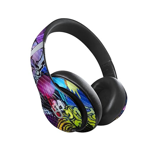 Image of MightySkins Carbon Fiber Skin Compatible with Beats Studio Pro - Midnight Mischief | Protective, Durable Textured Carbon Fiber Finish | Easy to Apply