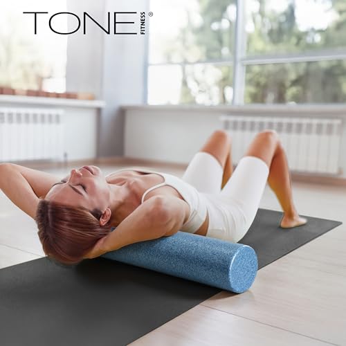 Tone Fitness High Density EPP Foam Exercise Foam Roller for Yoga, Pilates, Stretching, Massage, and Recovery | Multiple Sizes and Colors - Image 6
