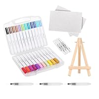 Art Kit - Foam Texture Drawing Set with 12 Color Markers, Fun Parent-Child Activity Toys for Toddler, Creative Craft for Kids Girls Boys, Home Use School Travel Gift