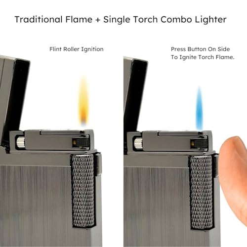 Encendedor Visol clásico con llama tradicional y antorcha miniatura 3