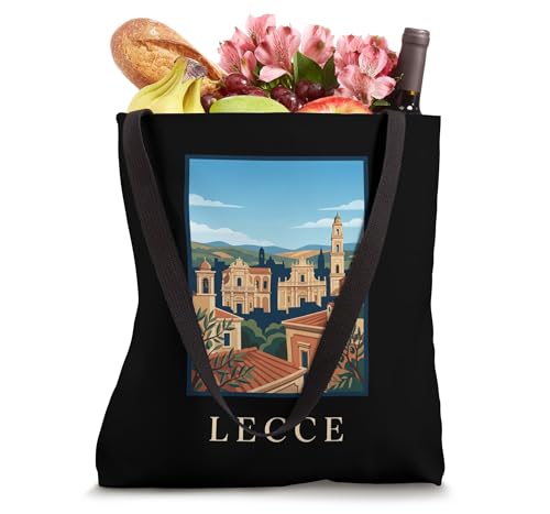Bolso Tote con Diseño de Ciudad Italiana Lecce miniatura 4