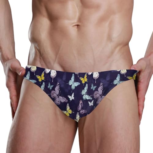 Butterfly Swim Briefs for Men Swimsuit Bikini Swimwear S B04015724