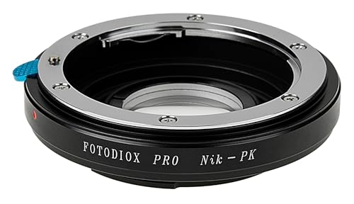 Fotodiox Pro Lens Mount Adapter, Nikon Lens to Pentax K Camera Such as DS, DS2, D, DL, DL2, K10D, K20D, K100D