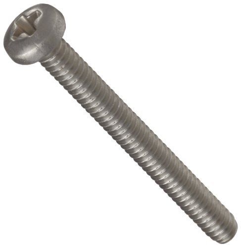 Vis à machine acier inoxydable 6-32 anti-corrosion, tête ronde Phillips 7/8" fixation stable