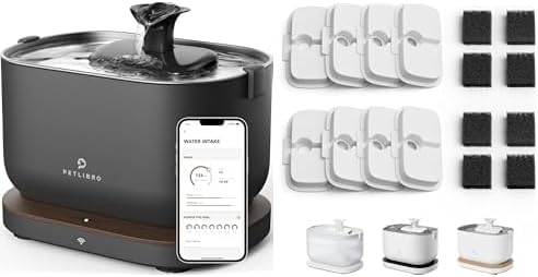 PETLIBRO Dockstream Cat Water Fountain 2.5L with 8 Replacement Filters