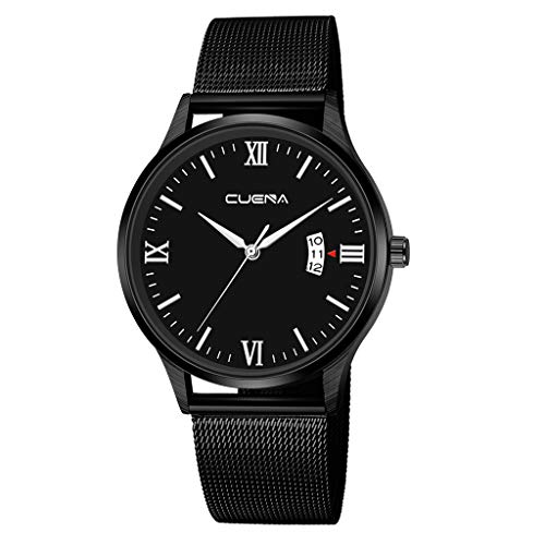 Preisvergleich Produktbild UINGKID Collection Unisex-Armbanduhr Herren Uhren Ultra Dünne Luxusuhren Quarzuhr Edelstahl Zifferblatt Casual Bracele Uhr