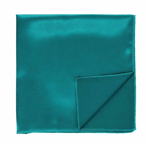 Image of tiemart Solid Color Pocket Squares for Men | For Suits, Perfect for Wedding Parties, 12 x 12 inch / 30 x 30 cm