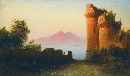 Mont Vésuve Peintures Lagorio Pour Décoration Murale Habiller un Mur Vide