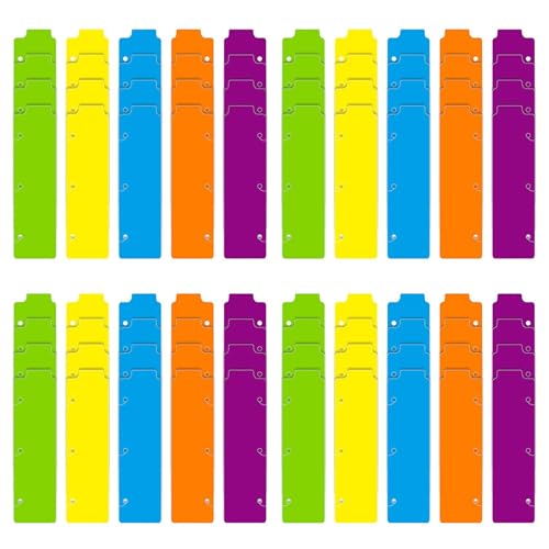Séparateurs de classeur en plastique encliquetables pour mini planificateur et intercalaires
