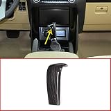 El paquete incluye: 1 unidad. Top-Auto - Cubierta para Palanca de Cambios Central de Coche de ABS de Grano de Madera Negra para Toyota Land Cruiser Prado FJ150 150 2010 – 2017 Accesorios