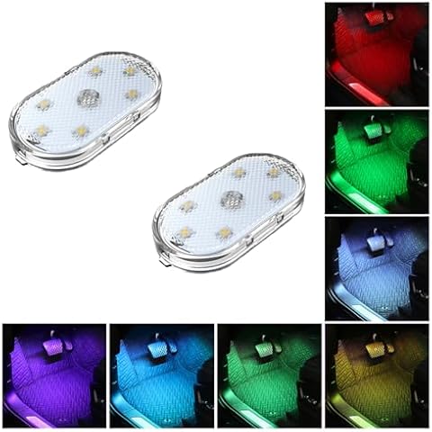 JOYCOURT Wireless LED Car Lights Cover