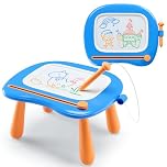 SYHLN Magnetic Drawing Board Toddlers Toys for 1 2 Year Old Boys - Preschool Learning Educational Toys for 12-18 Months Baby - Doodle Pad Birthday Gifts Presents for Kids Age 1-3 - Blue