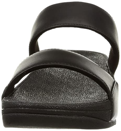 Fitflop Ed4090-070 Lulu Leather Slides All Black Us09 #TOP1
