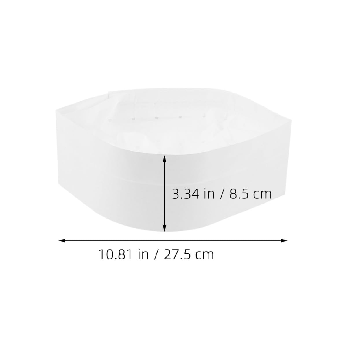 Toyvian 50 Stück Weiße Papier Kochmützen Einweg Kochhüte mit Atmungsaktivem Material und Komfortablem Sitz für Professionelle Küche und Catering Einsatz