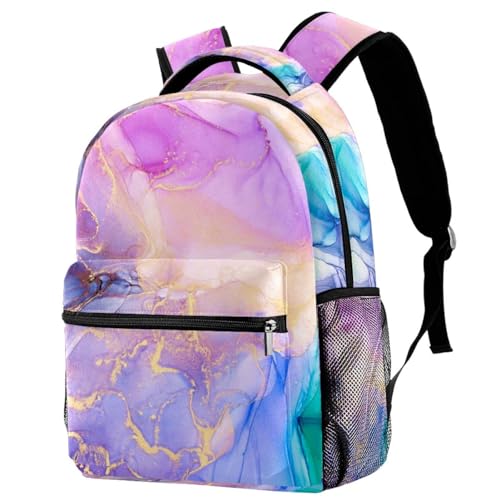 Sac de voyage de luxe à texture artistique multicolore