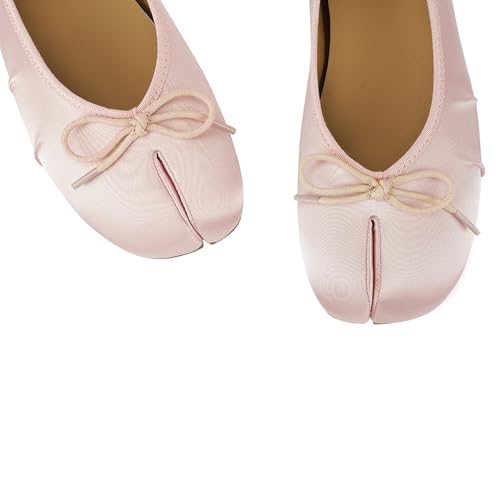 Image of Tabi Shoes Women Split Toe Shoes Wide Width Ballet Flats Comfort Casual Work Shoes for Women Office