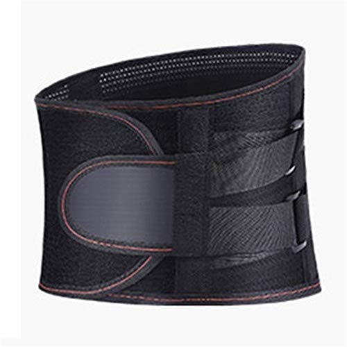Cinturón de soporte lumbar unisex autocalentable con imanes magnéticos y faja ancha de acero